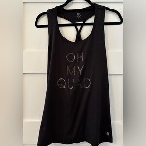 Oh My Quad Champion Black Athletic Top